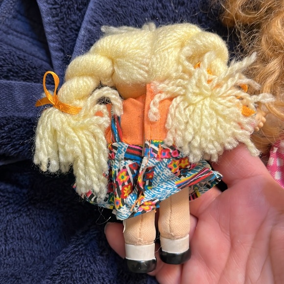 Vintage Mattel Cabbage Patch Kids 5” Plush Mini Dolls - Picture 3 of 11